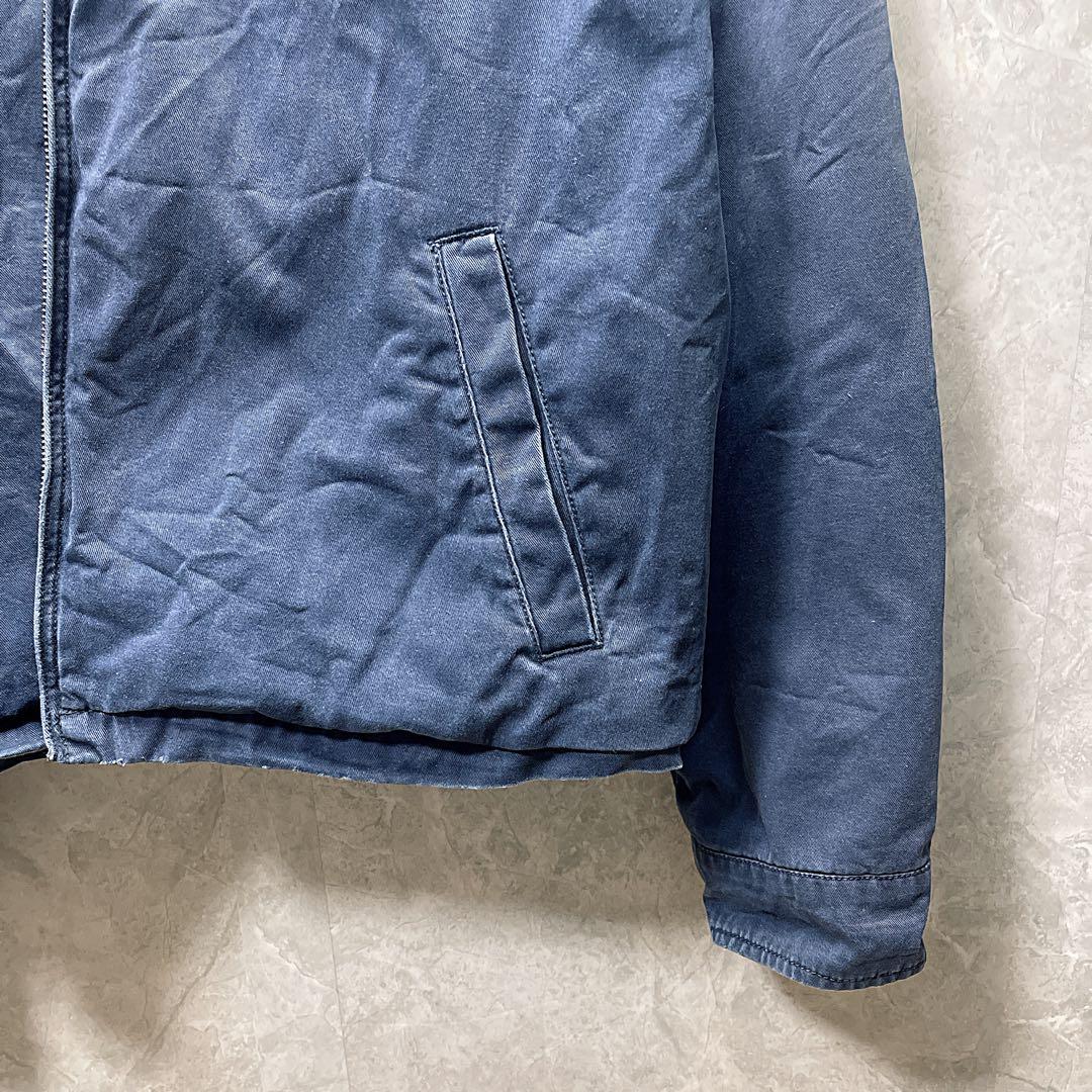 90s〜00sポロ ラルフローレン スイングトップ L 紺 フェード チェック