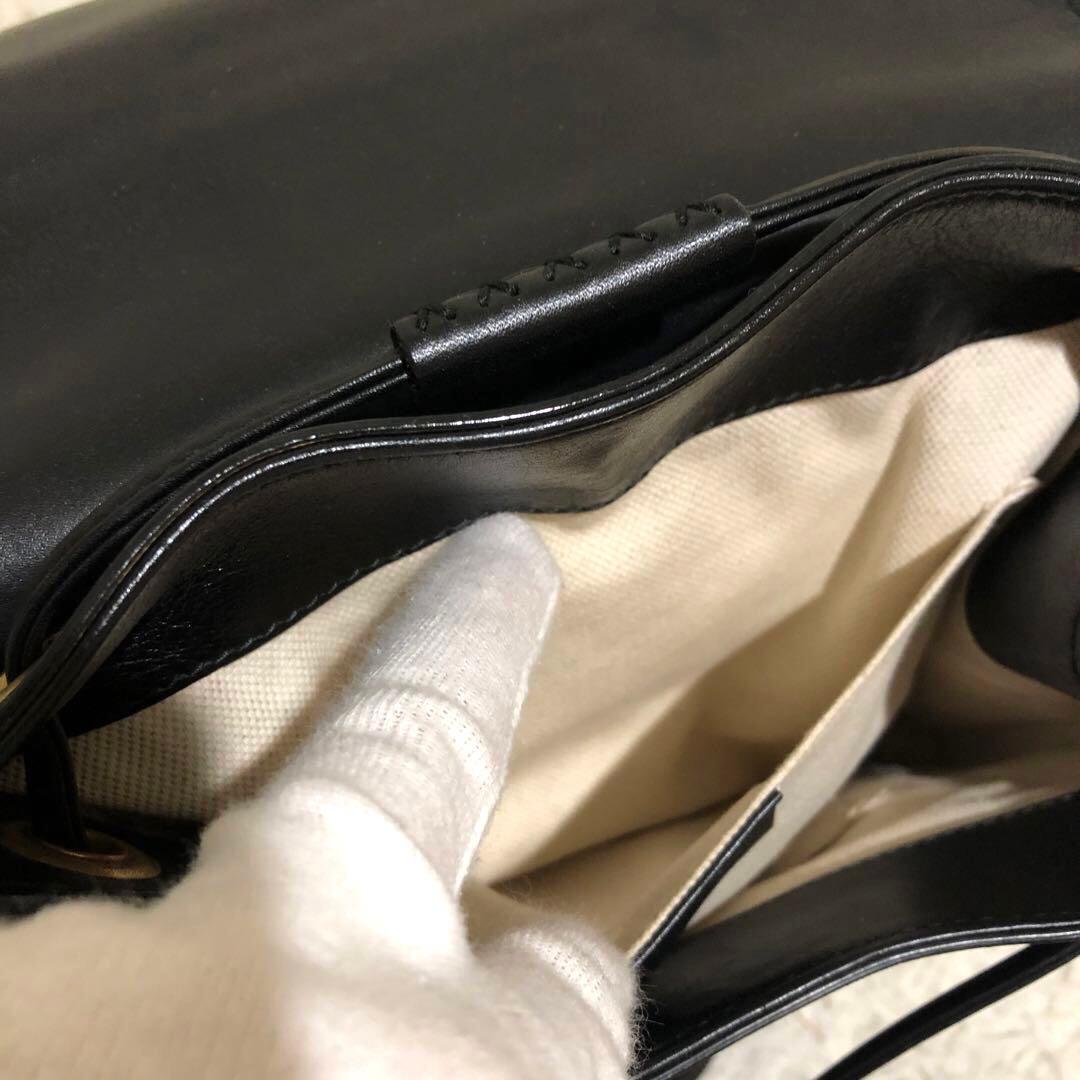 未使用級✨グッチ レザー ミニ リュック チェーン シェリーライン