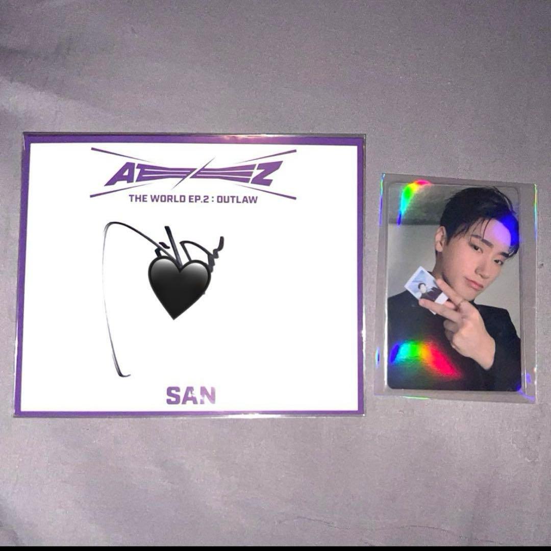 ATEEZ サン トレカ サイン グッズ