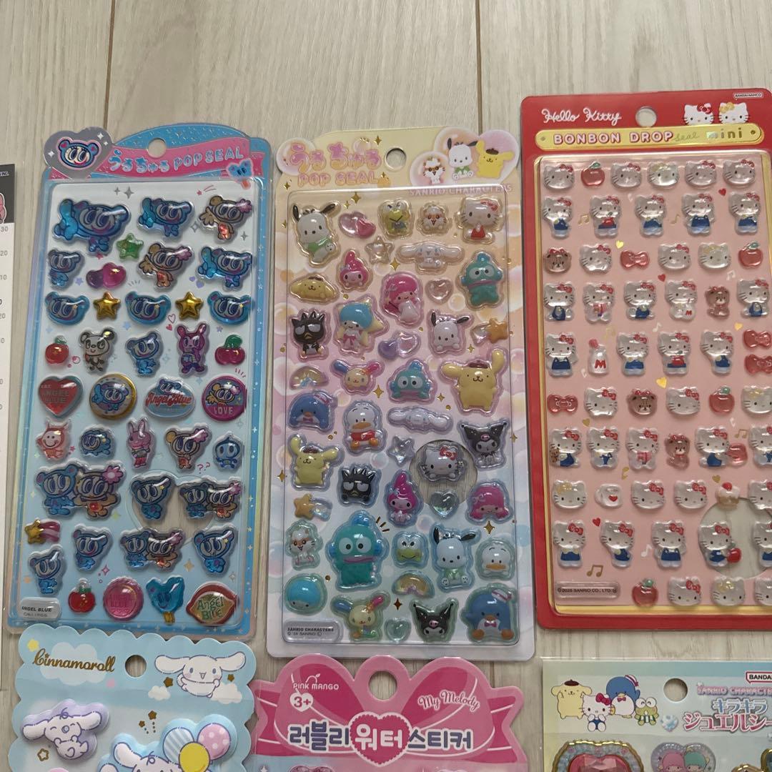 うるちゅるPOPSEAL ボンボンドロップ　サンリオ　たまごっち　ちいかわ