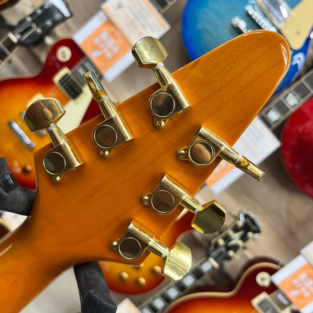 【11637】JUNO フライングV 変形ギター KORINA コリーナタイプ