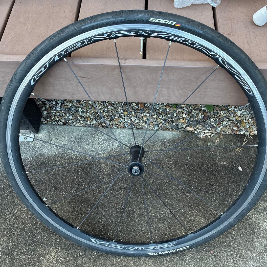 ②ゾンダ　ZONDA ホイール　前輪のみ　スポーク折れ ゾンダのスポーク交換 - くるくる輪生活