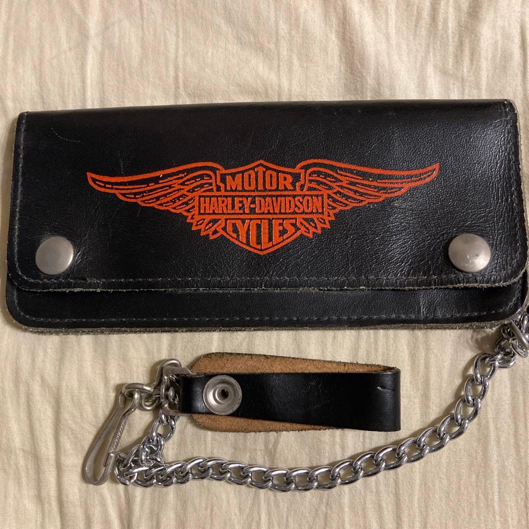 価格破壊】70-80's ビンテージ ハーレーダビッドソン レザーウォレット