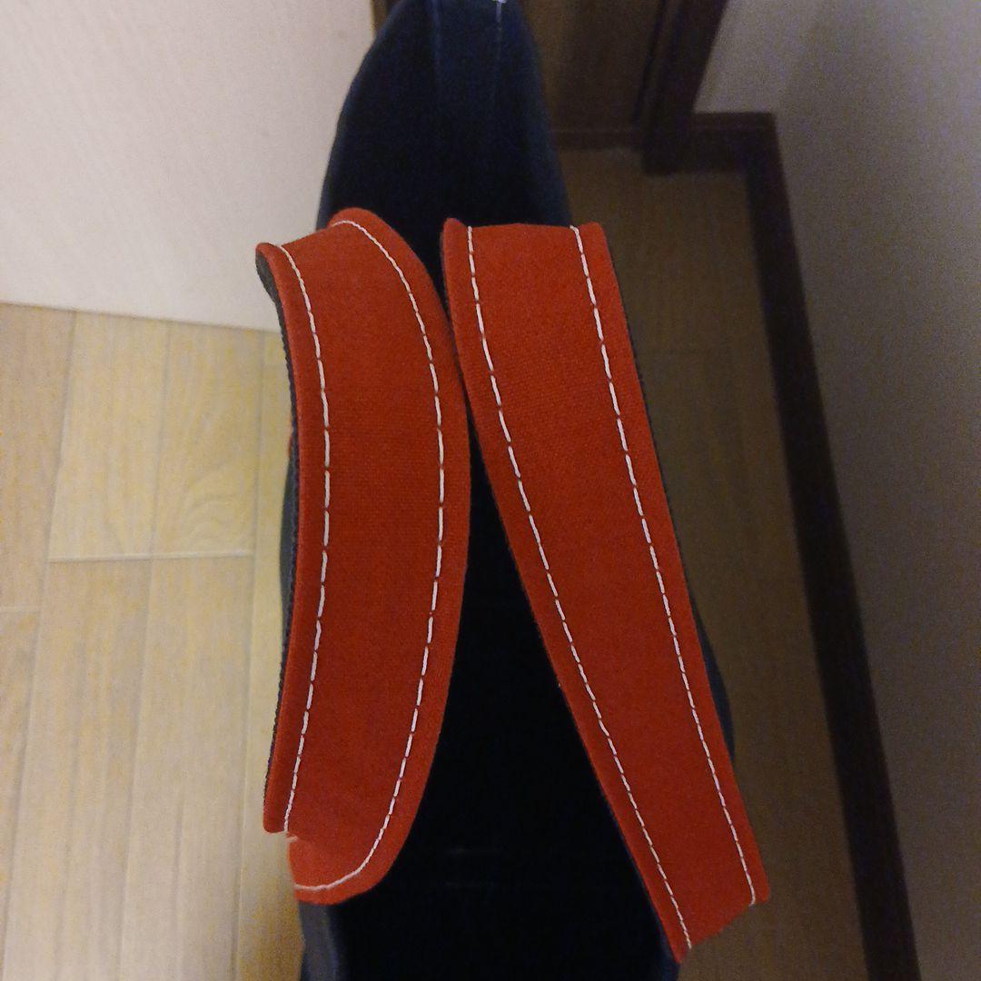 エルエルビーン トートバッグ　L.L.Bean 黒×赤　Made in USA