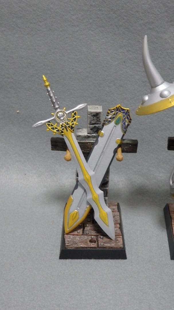 ドラゴンクエスト　レジェンドアイテムズギャラリー メタルギングの鎧 剣 ヘルム