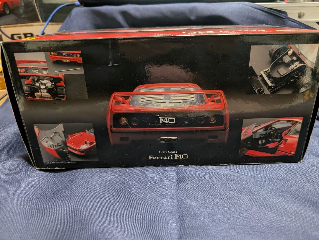 京商 Ferrari F40 1/18 スケールモデル(RED)08411R - メルカリ