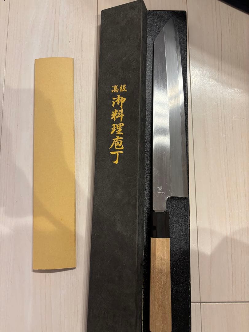 新品未使用　日本製 切付け　和包丁　高級　料理包丁 楽天市場】三徳包丁 16.5cm 龍徳作 八角柄 和包丁 日本製 （ 料理包丁