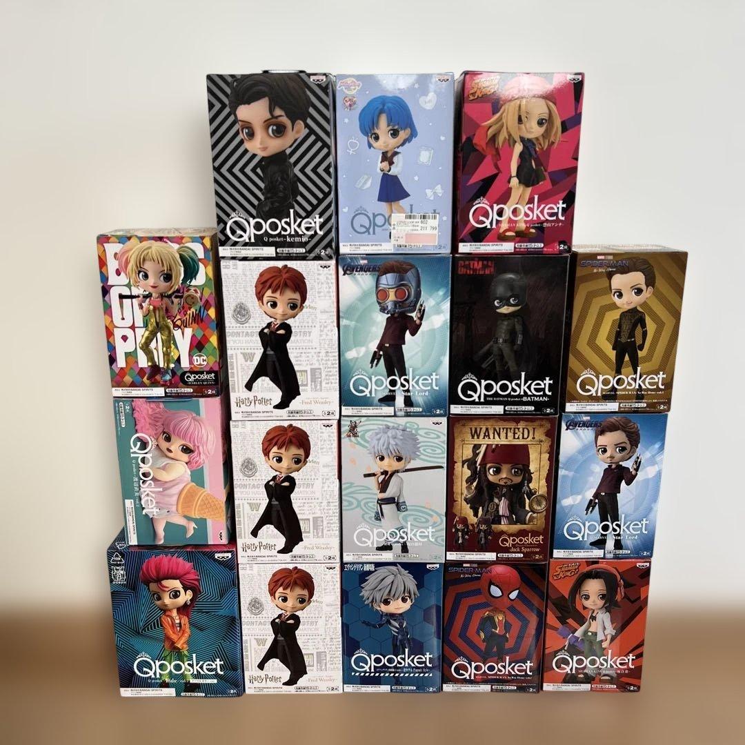 「新品未開封」Qposket スパイダーマンほか まとめ売り18体セット
