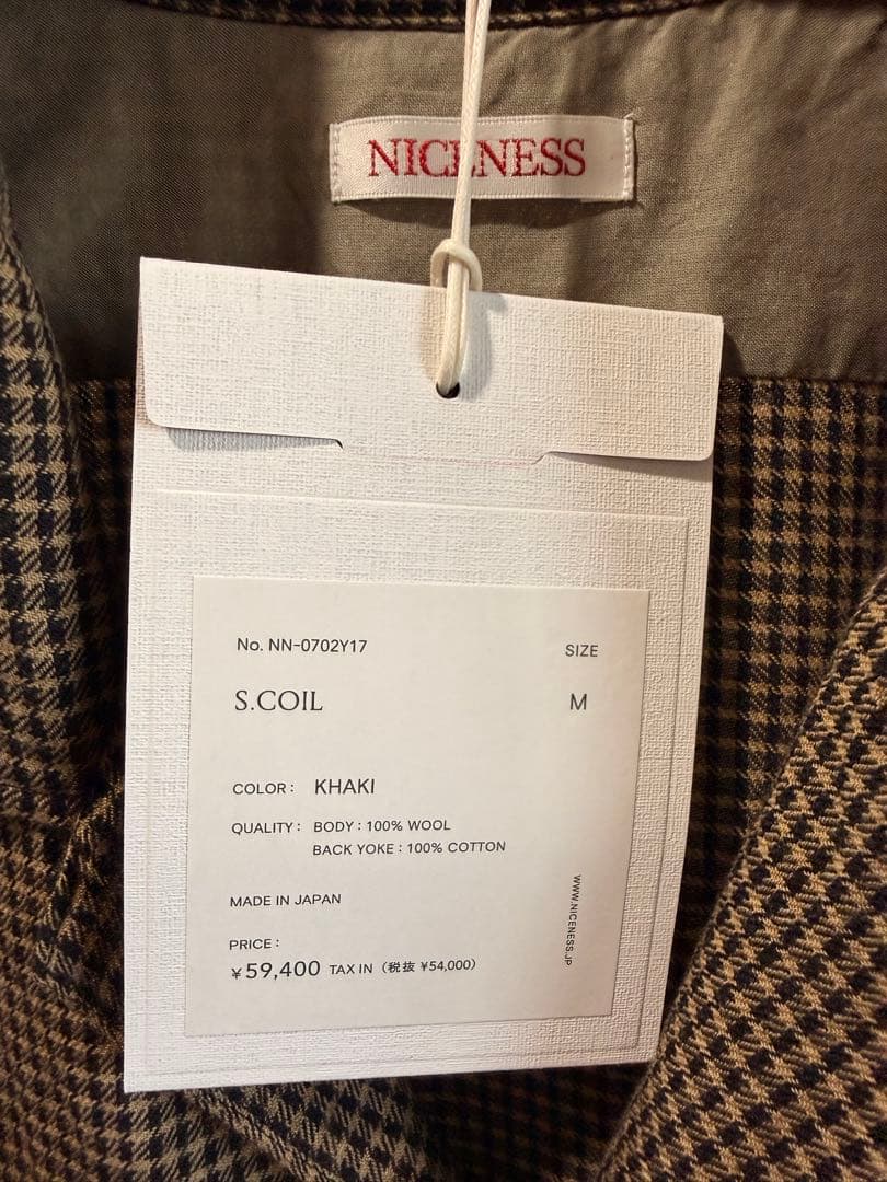 未使用品【26SS】【NICENESS ナイスネス】S.COIL M - メルカリ