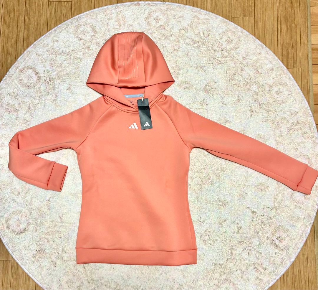 新品タグ付】アディダスゴルフ S 3点セット ピンク ダンボールニット