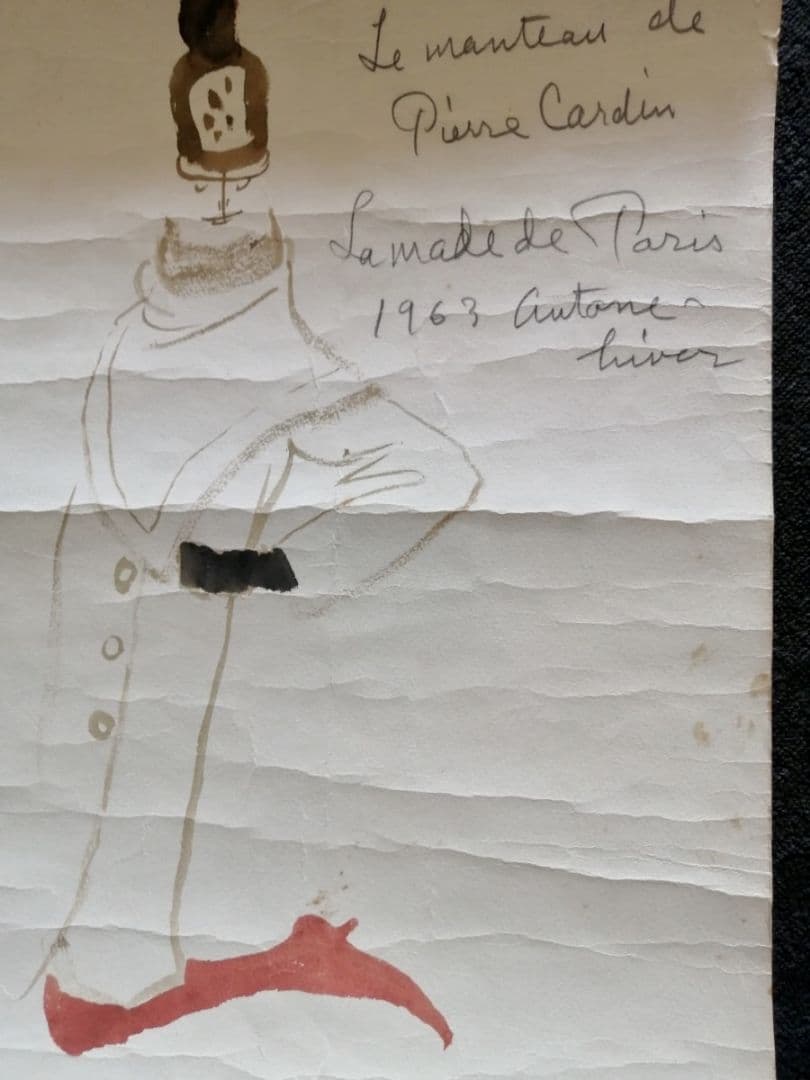 長沢節 ファッションデッサン画 直筆 一点物 真筆品 生誕100年 長沢 節 展 ～デッサンの名手、セツ・モードセミナーの