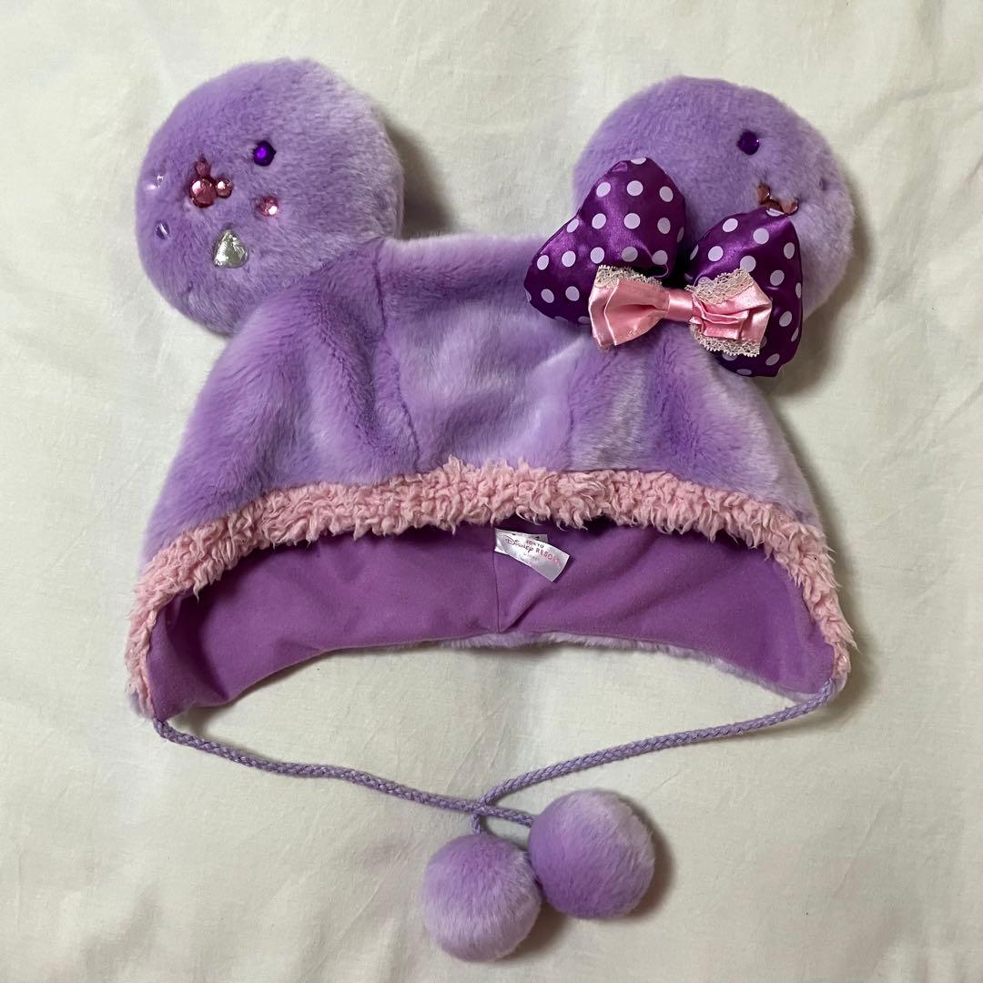 ディズニー ファンキャップ ミニー ピンク 紫 - メルカリ