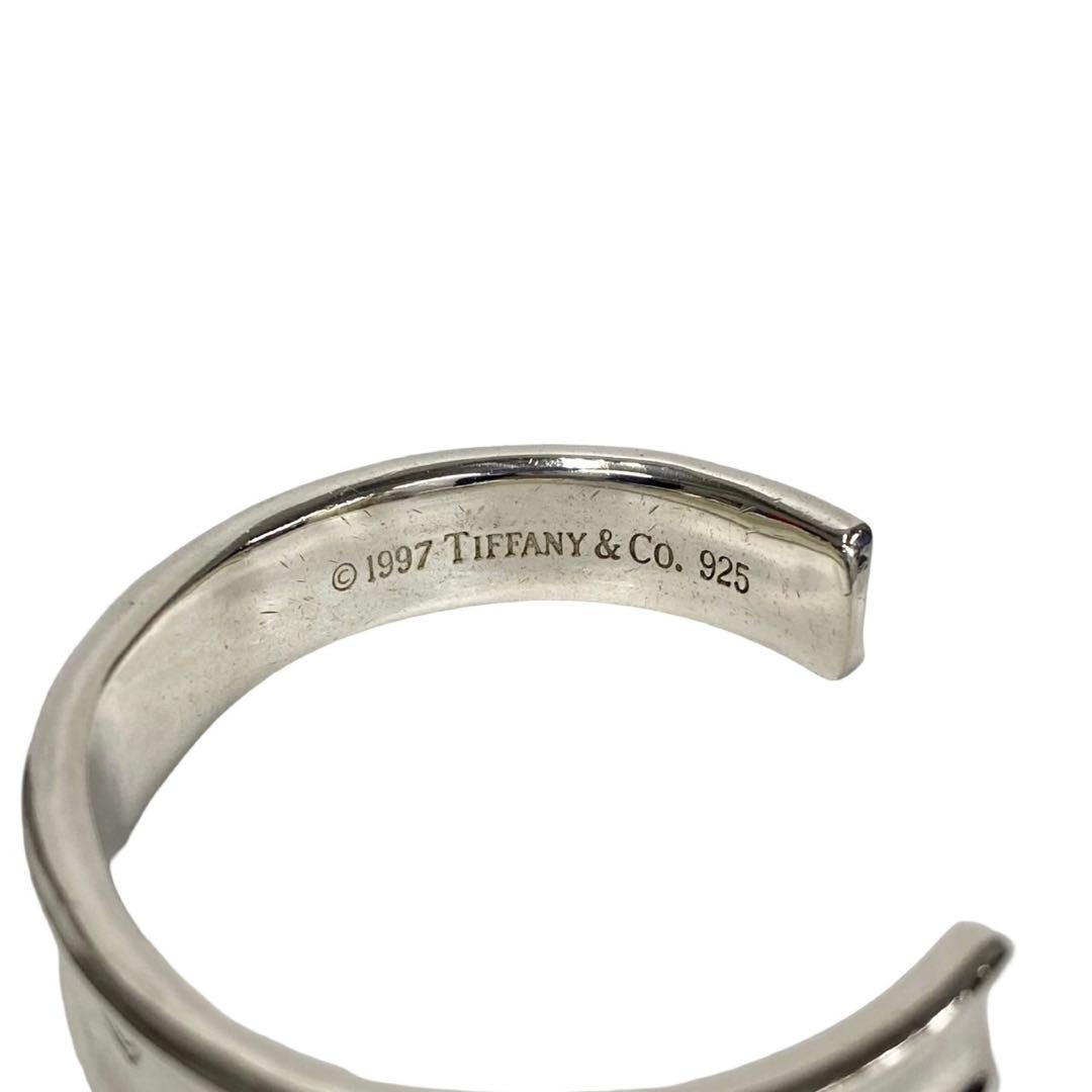極 美品 ティファニー 1837 ナローバングル シルバー925 ブレスレット