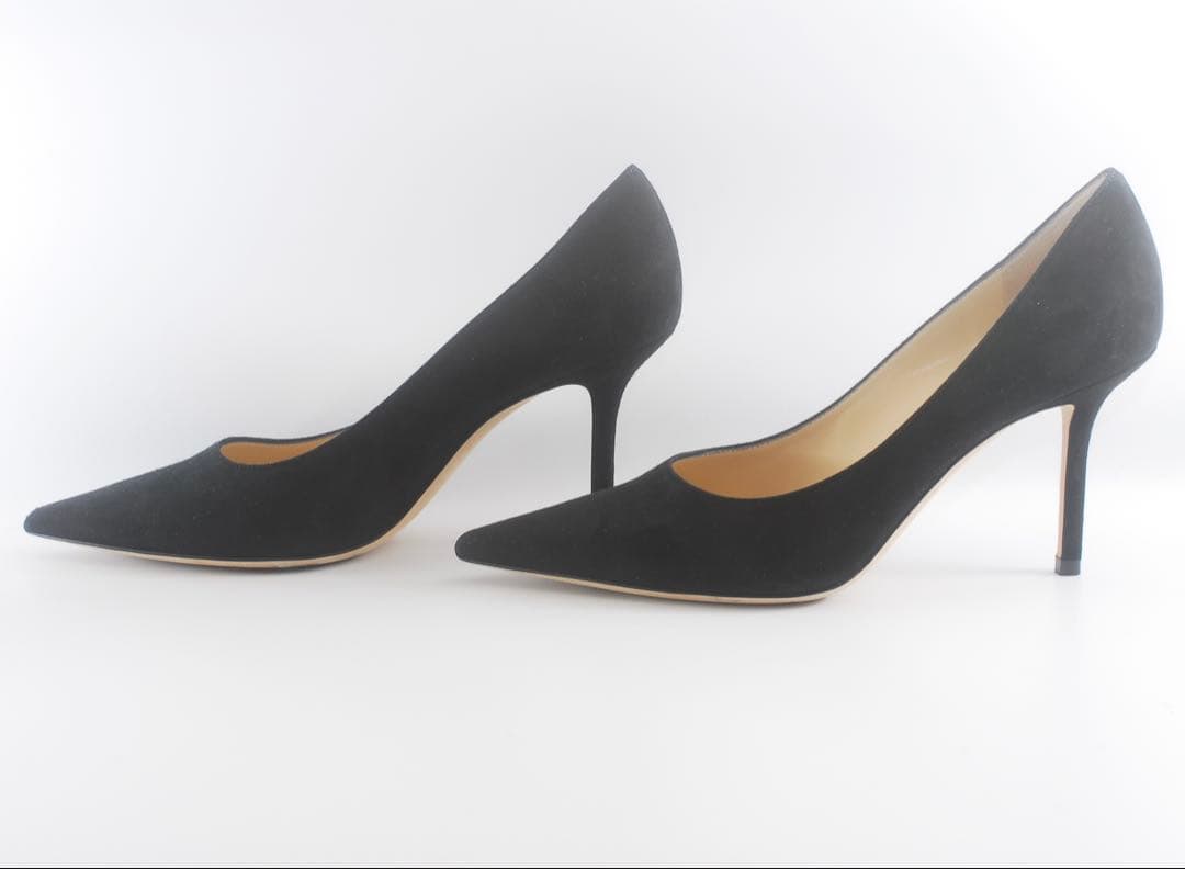 美品＊JIMMY CHOO＊ジミーチュウ＊23.5cm＊スエード＊ヒール