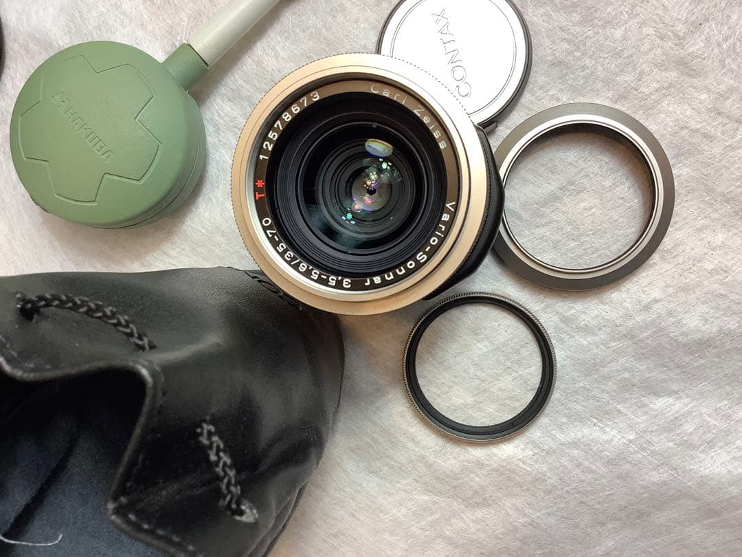 CONTAX G2-D 〈データバックGD-2装備〉レンズ3本 未使用に近い