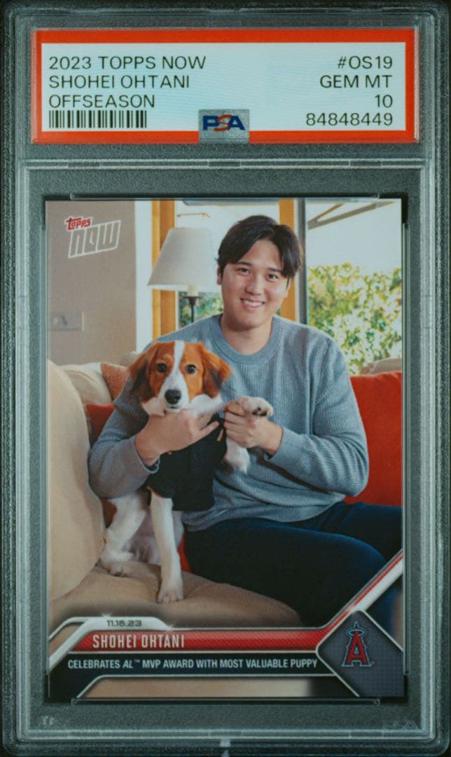 大谷翔平 PSA10 MVP デコピン TOPPS NOW OS19 ドジャース - メルカリ