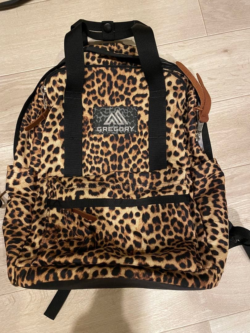 GREGORY ヒョウ柄リュック・ショルダーバッグセット 人気