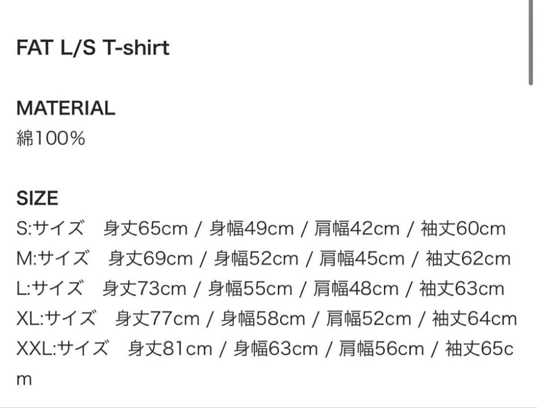 新品 送料無料 L サイズ ブラック Hi-STANDARD FAT ロンT