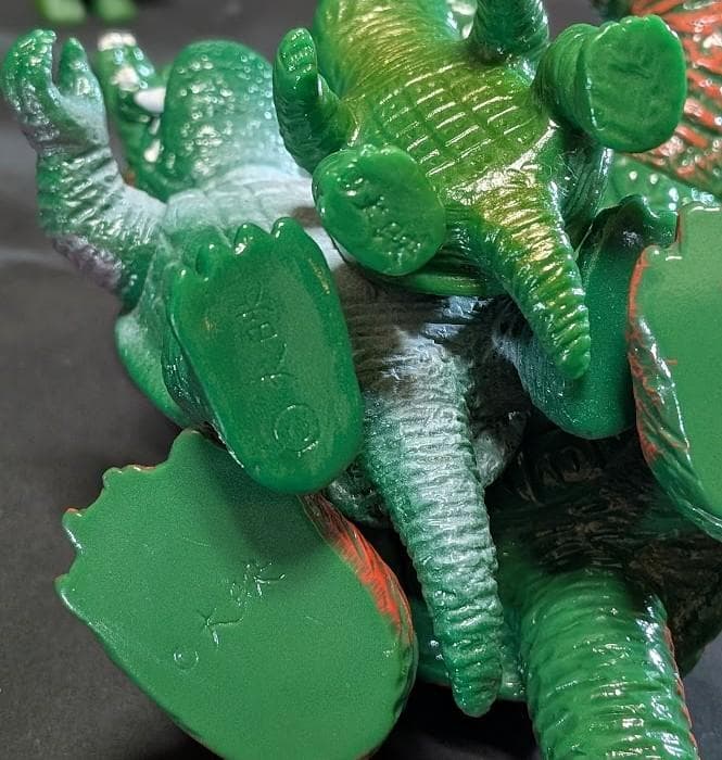 昭和ガメラ＆ギロン＆宇宙ギャオス（日東復刻・マルサン）ソフビ