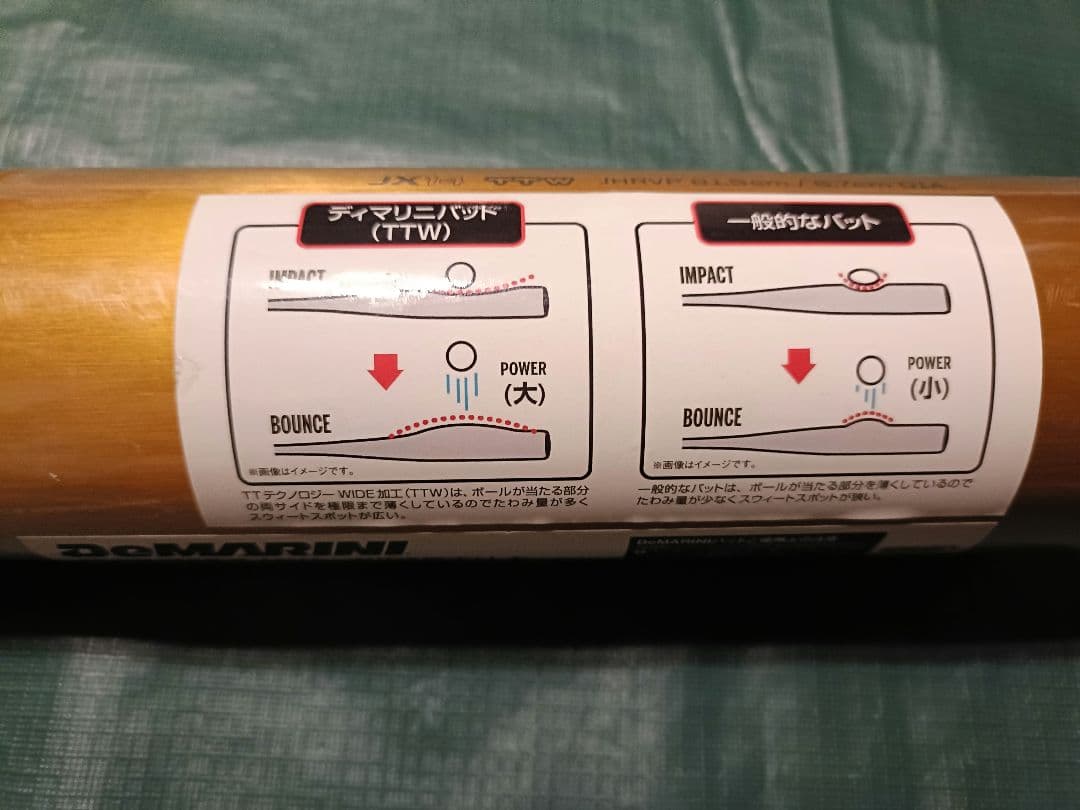 新品未使用　ディマリニDeMARINI voodoo 中学硬式用　81.5cm