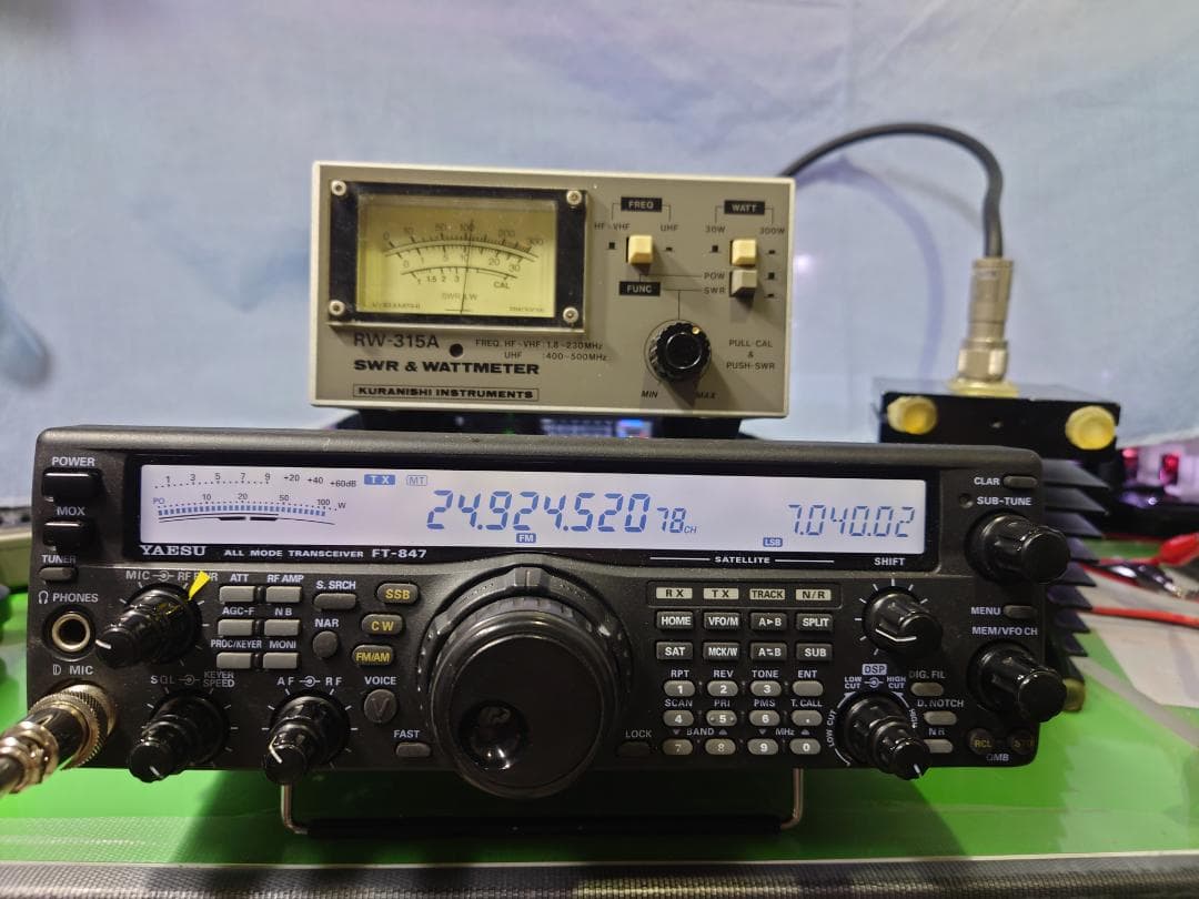 m*y様 YAESU FT-847 コリンズメカフィル付き 美品