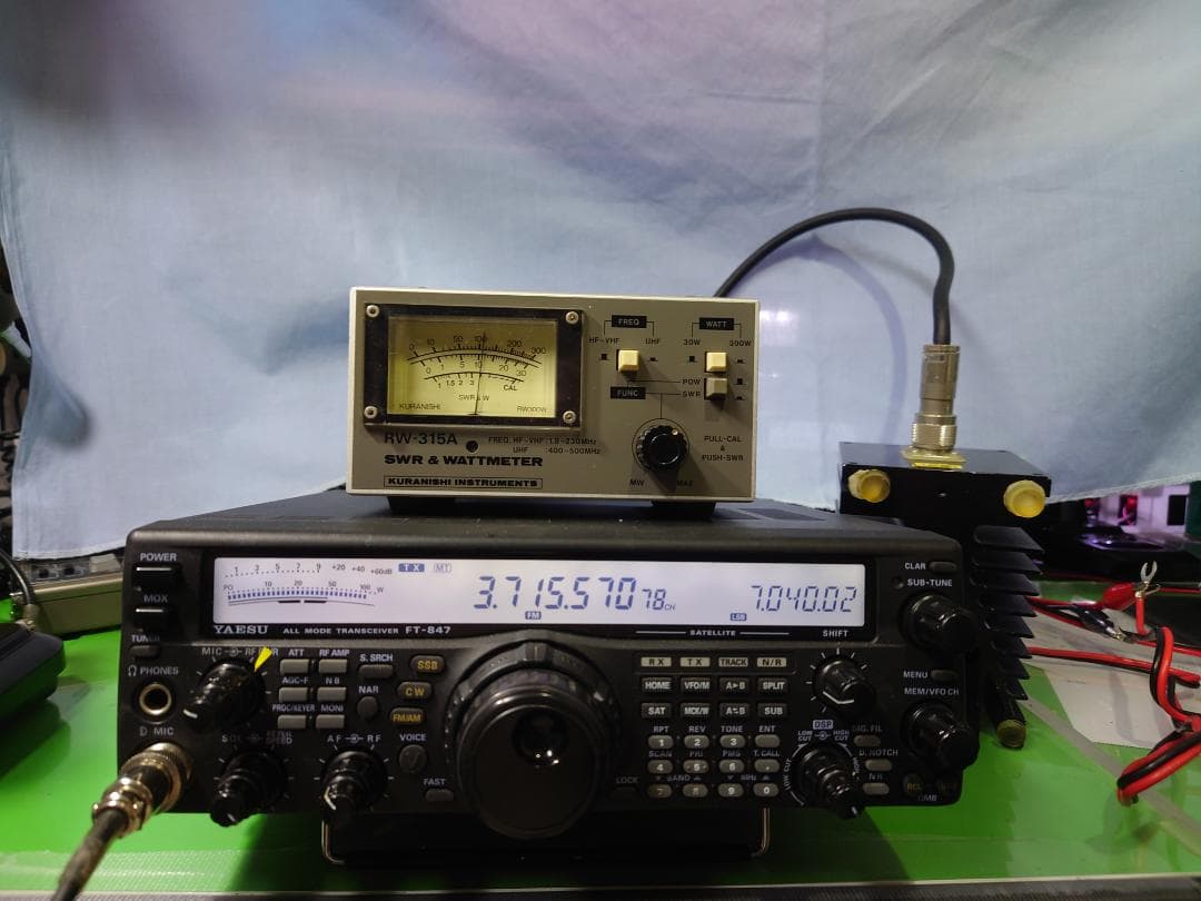 m*y様 YAESU FT-847 コリンズメカフィル付き 美品