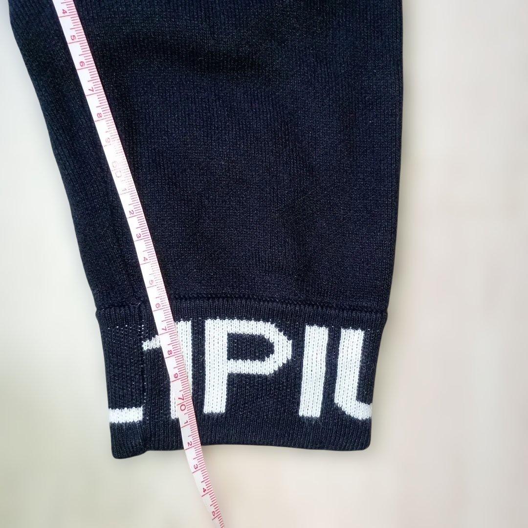 即完セットアップXXL相当！ハイブランド定番ぶっとい紐♪リブロゴ