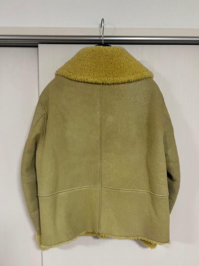 YEEZY SEASON 3 ムートンジャケットイエロー XSシアリング100% - メルカリ