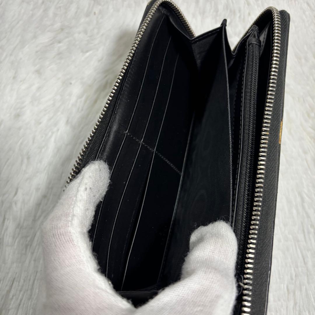 ✨高級✨ グッチ シェリーライン GGスプリーム ラウンドジップ 長財布