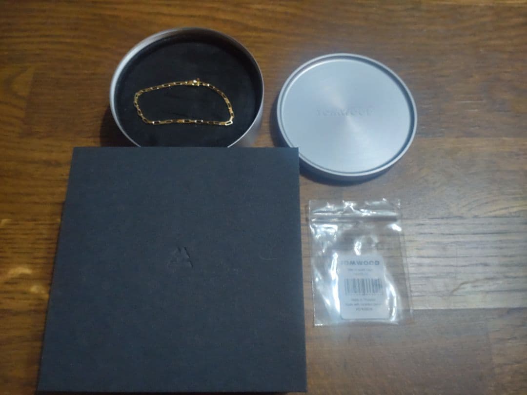 トムウッド　Billie Bracelet Gold 7.0インチ TOMWOOD - Billie Bracelet Gold 7.7Inch | River