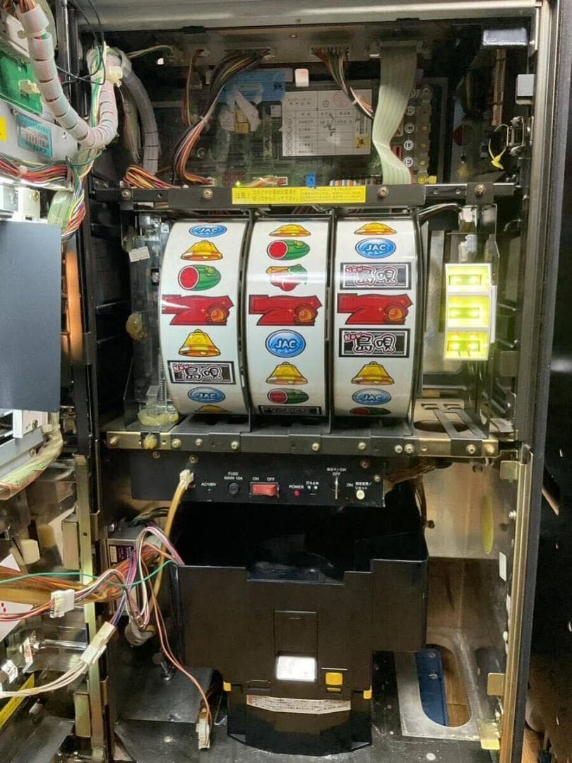 【パチスロ実機】オリンピア★NEW島唄30【不要機付き】４号機・レア・人気