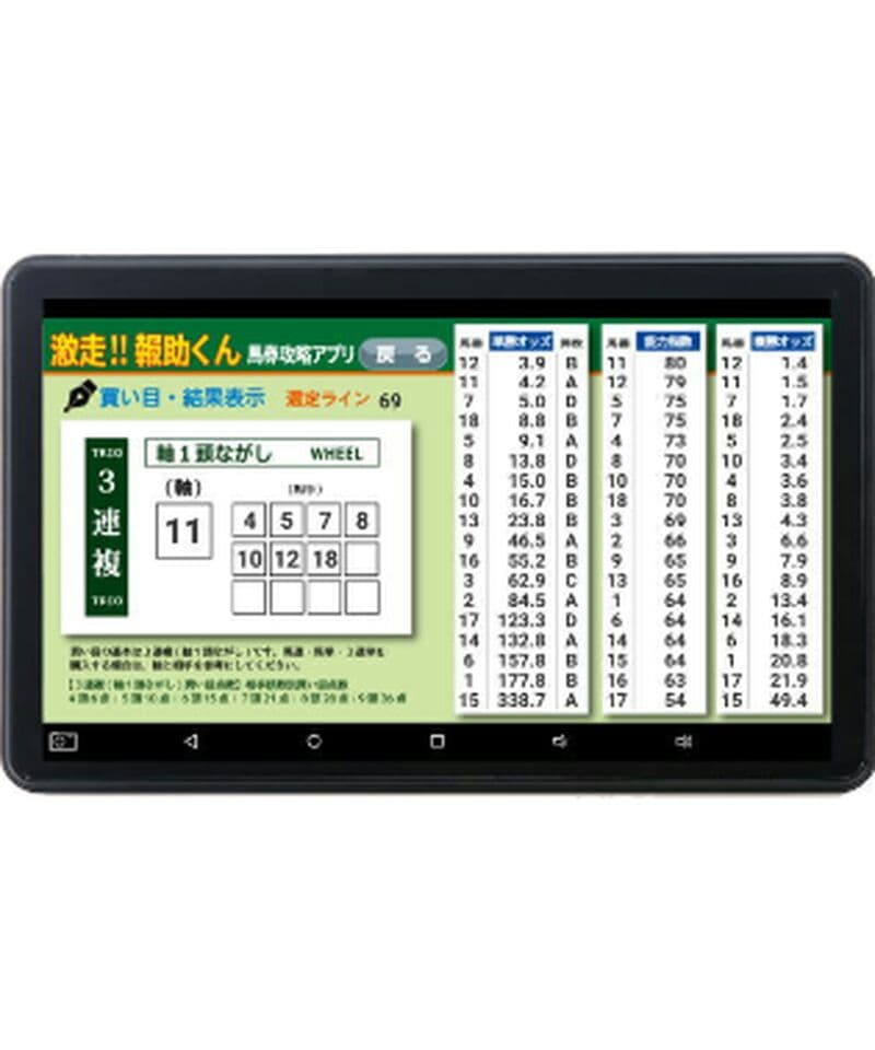 三恵書房 タブレット（競馬予想・競艇予想・競輪予想） - メルカリ