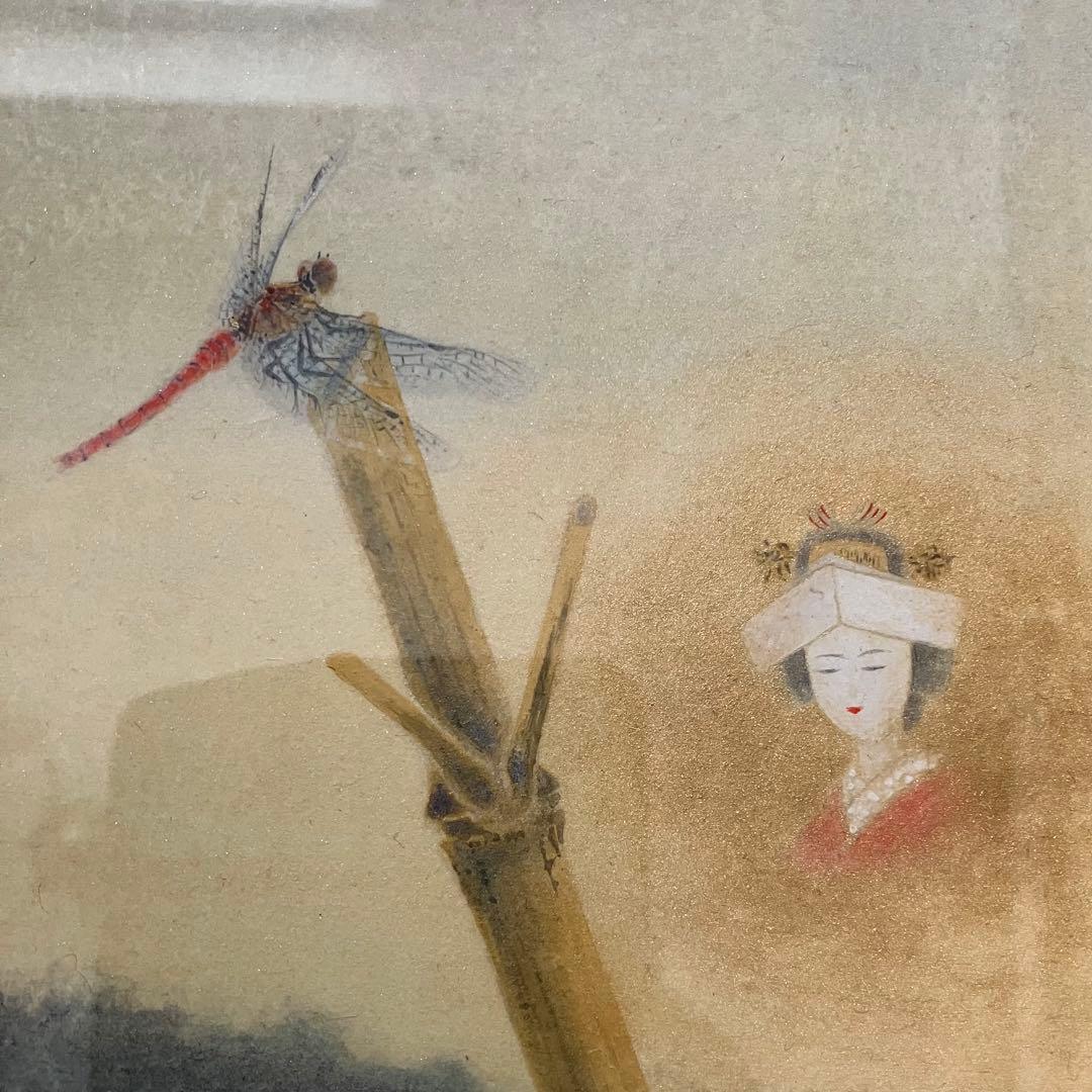 【栗原慶果作⭐️】童謡『赤とんぼ』題材　日本画