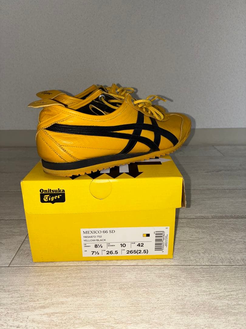 オニツカタイガー　メキシコ　Mexico 66 SD 26.5cm イエロ