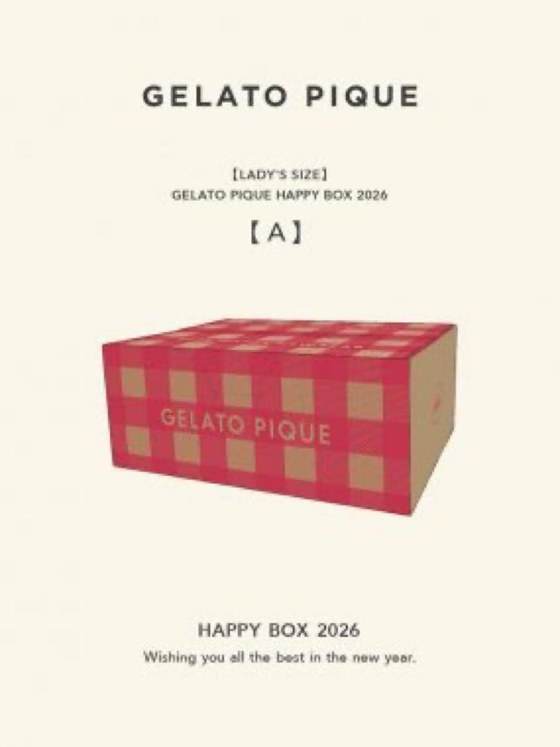 GELATO PIQUE レディース HAPPY BOX 2026　A GELATO PIQUE ジェラートピケ HAPPY BOX 2026 <B>【LADY'S SIZE