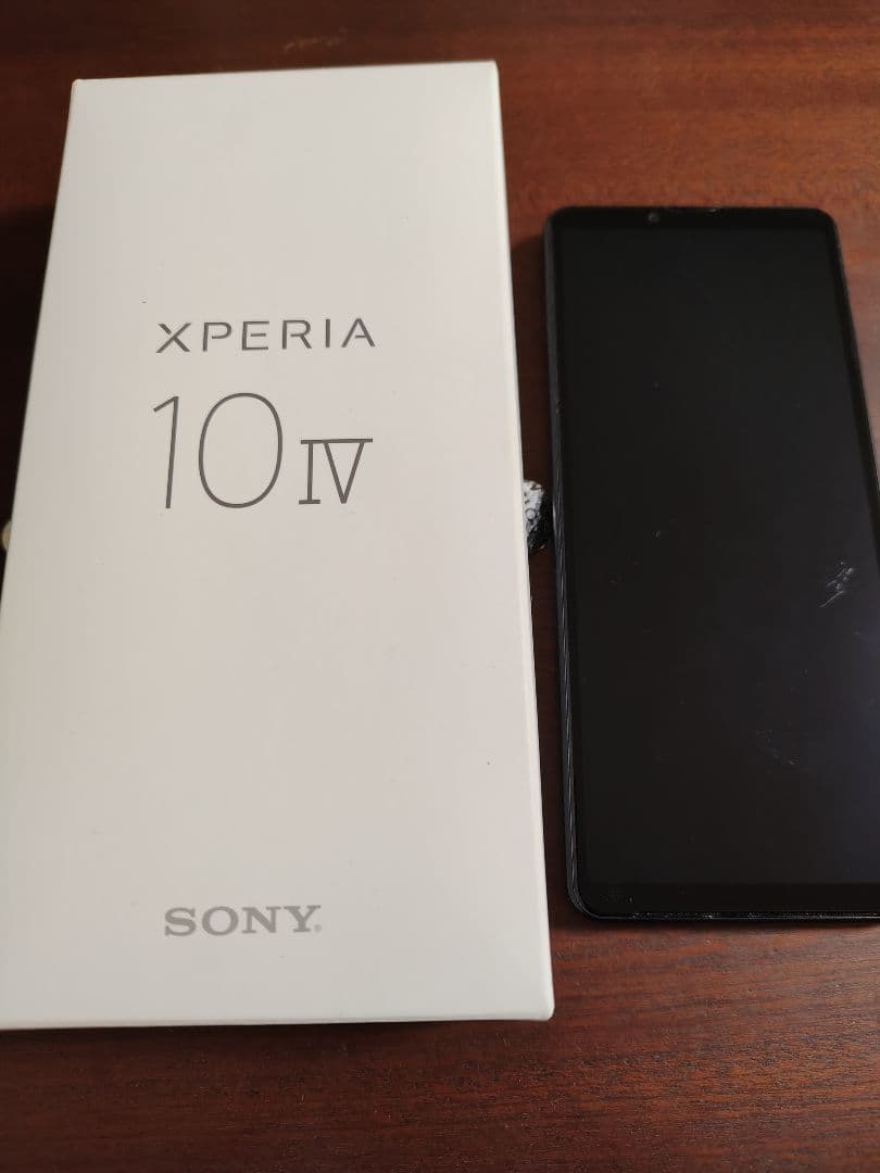 Xperia 10 IV 128GB ブラック 画面割れあり 動作確認済 Xperia 10 Ⅳ 画面が割れて表示されない【即日画面交換修理】 - 東京