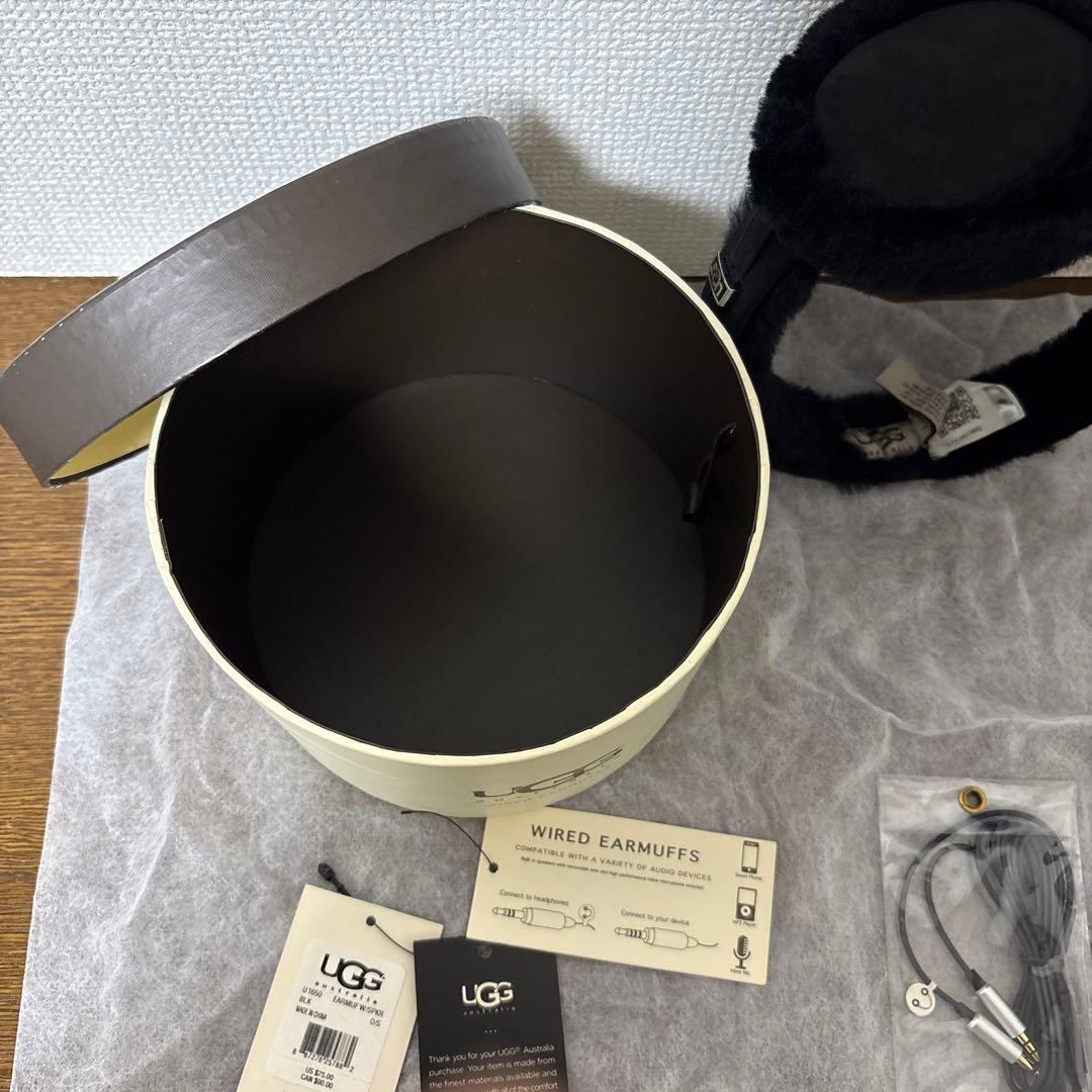 《未使用》UGG／イヤーマフ（ブラック）