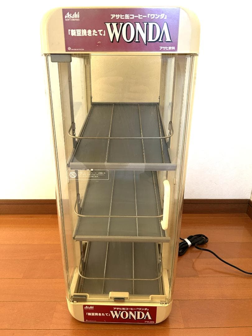 アサヒ WONDA ショーケース 3段【缶ウォマー】 缶ウォーマー縦型3段 108本 | レンタル・岐阜 - レントオール岐阜