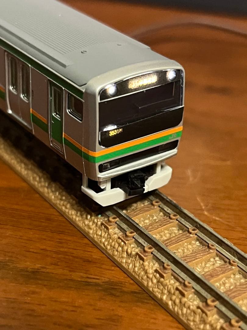 E231系9両　tomix ライト点灯動力動作確認済　ジャンク品