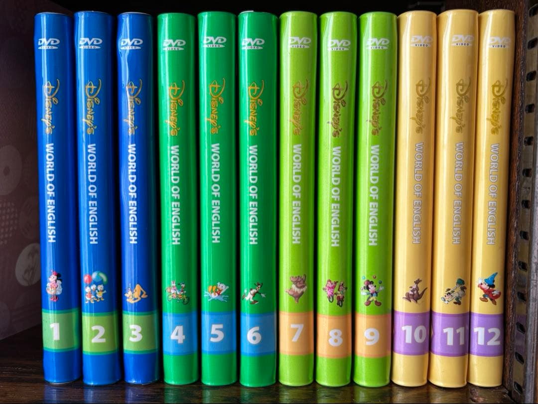 Disney World of English DVD 1-12巻セット - メルカリ