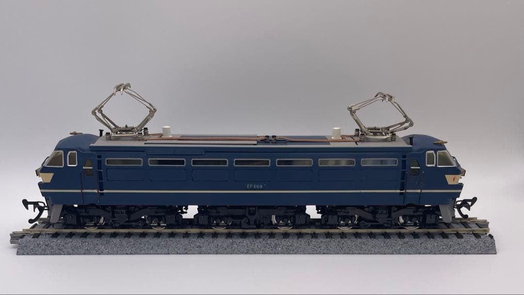 カツミ　EF66 HOゲージ 鉄道模型 青色 車両