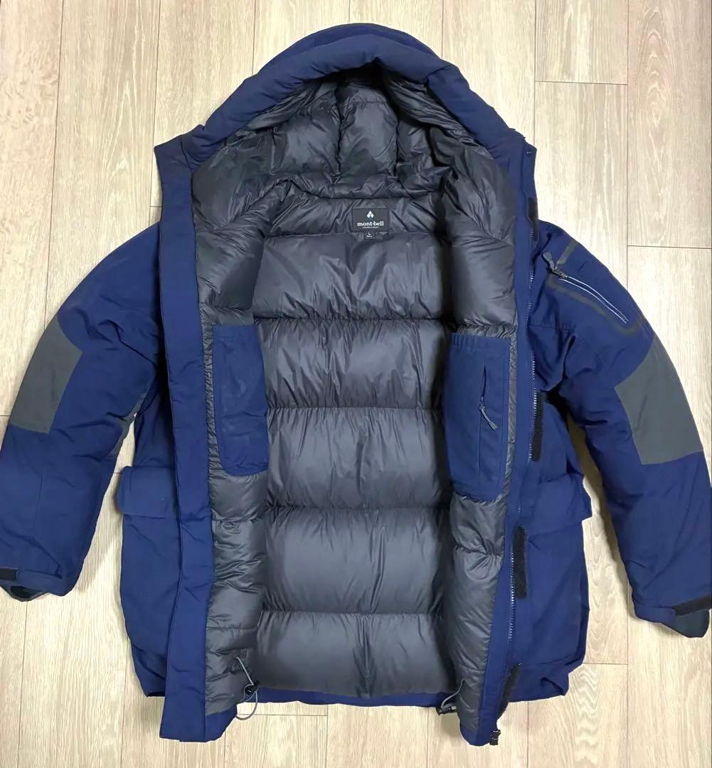 mont-bell モンベル ポーラーダウン パーカ ネイビー（Lサイズ