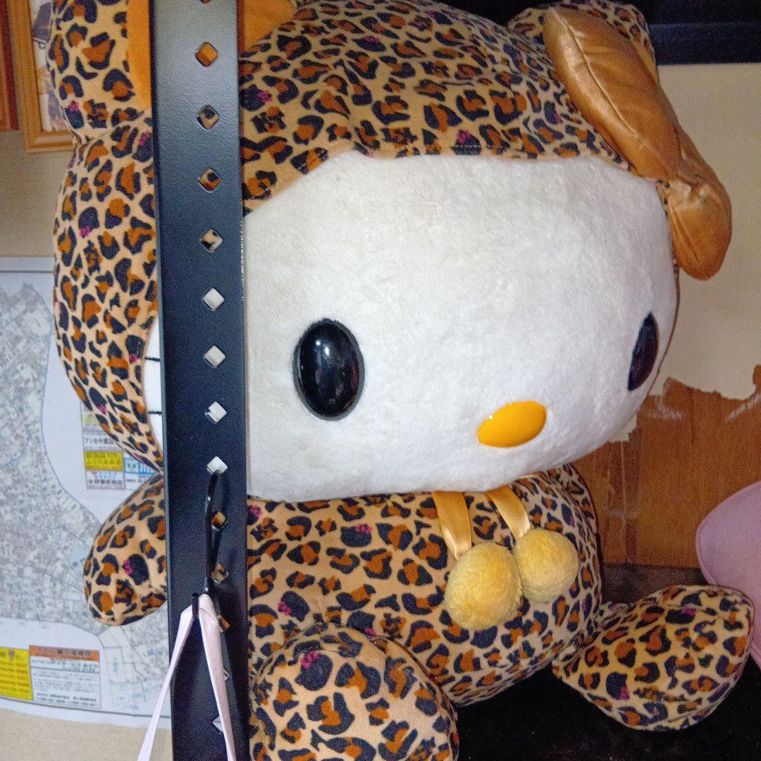 みーにゃん様２月２日までハローキティ2004年30周年限定特大ヒョウ柄ぬいぐるみ
