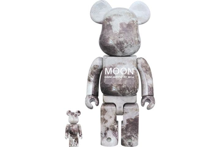 【未開封】BE@RBRICK ベアブリック　MOON 100％＆400％ MEDICOM TOY - BE@RBRICK MOON FOOTPRINTS 100％ & 400％