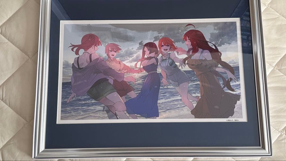 五等分の花嫁　応募者限定　B4キャンパスボード、メタリック複製原画