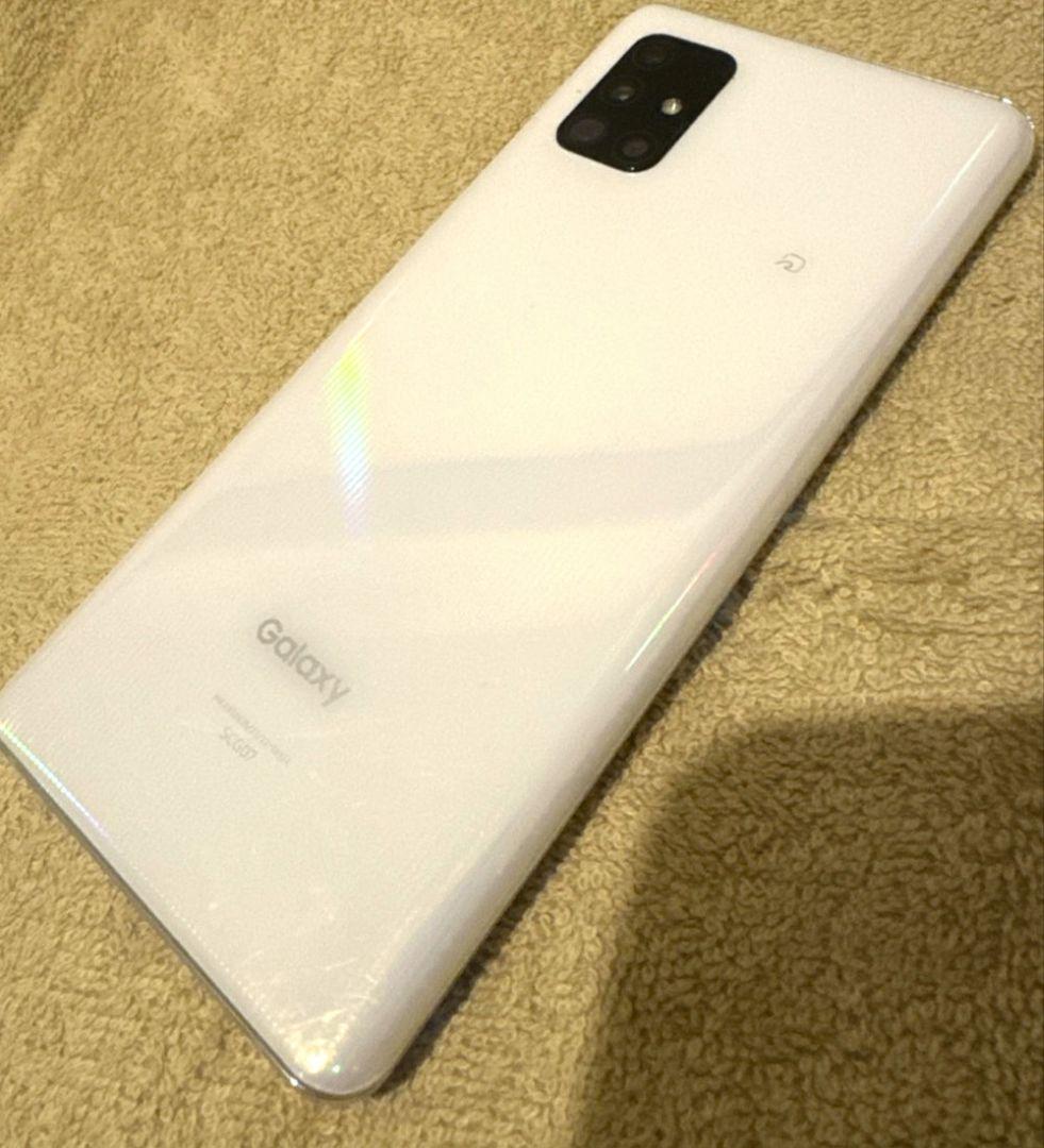 美品Galaxy A51 5G（SCG07 / au）128Gホワイト - メルカリ