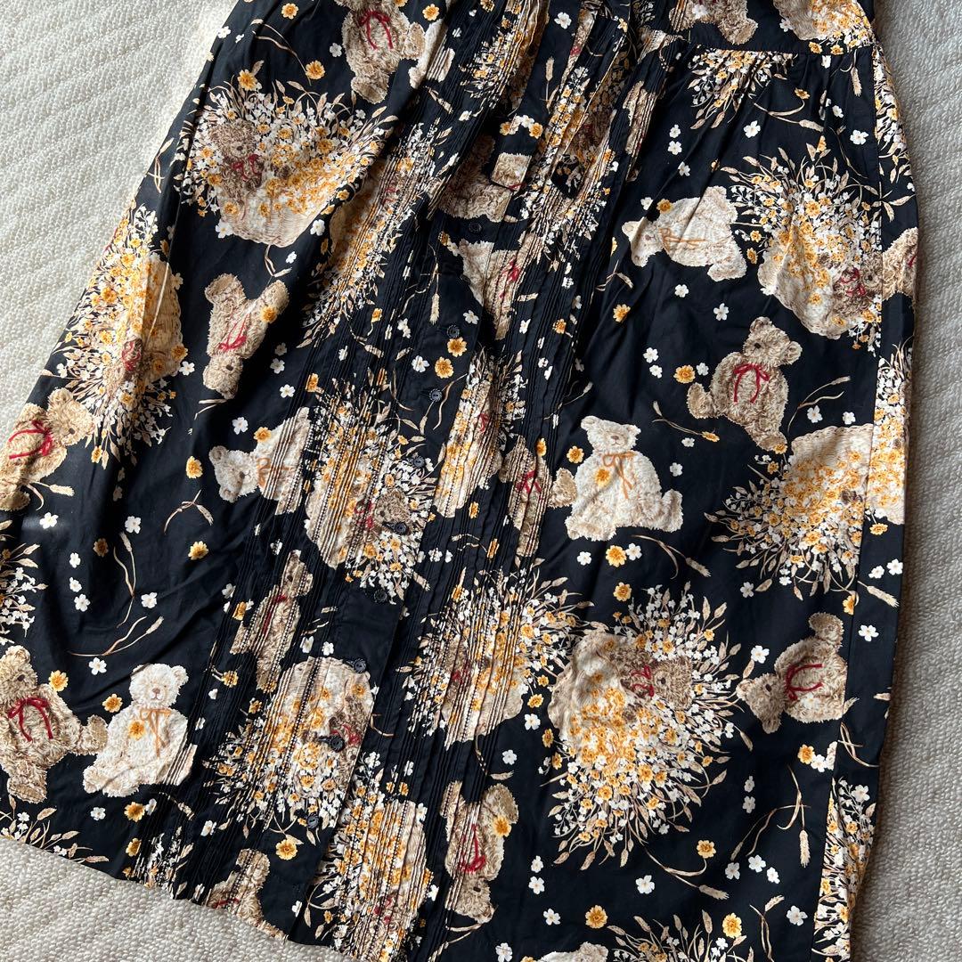 ピンクハウス クマ柄ワンピース - メルカリ