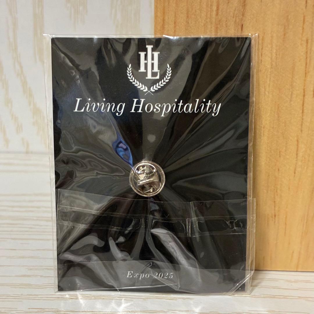 万博 Living Hospitalit ピンバッジ アメリカ館 ハンバーガー