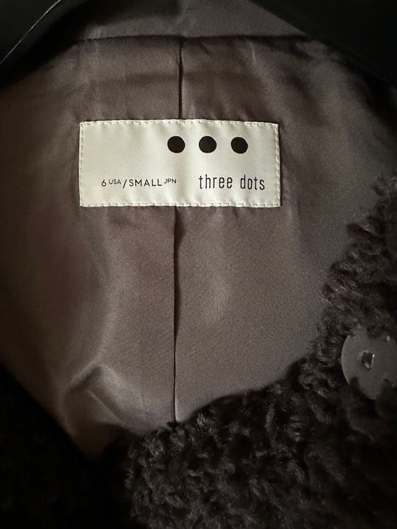 今期スリードッツプードルボアダッフルコート逸見エミリIENAplage