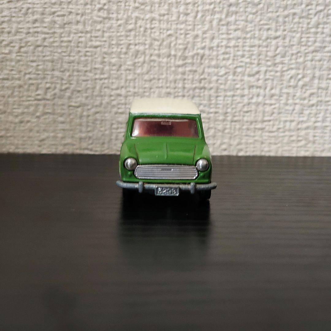 TOMICA トミカ ミニクーパー 緑/白色 輸出カラー 箱付き - メルカリ
